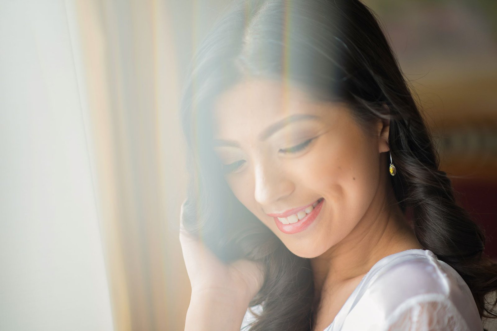 Elegant wedding portrait photographed by Miles Studios London